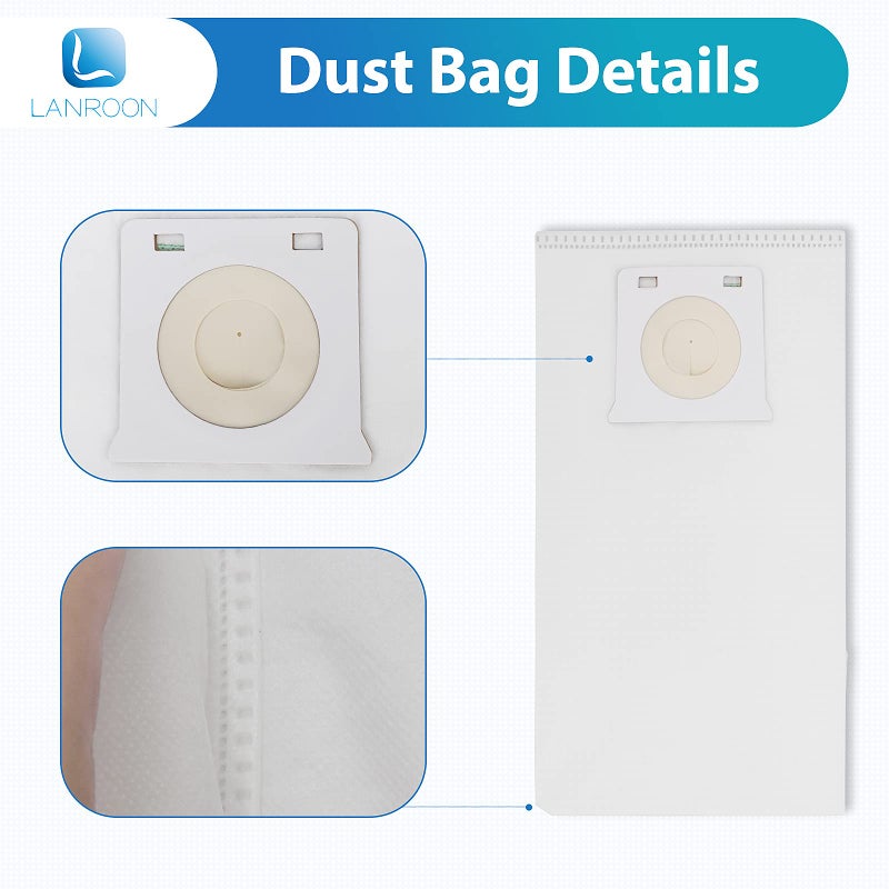 LANROON 16 Pack IB600 Bags Compatible with Kenmore Intuition Upright Vacuum Cleaner Bags BU4050 BU4022 BU4020 BU4018 - Image 3